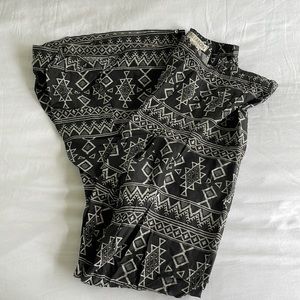 Billabong Aztec bell bottom pants